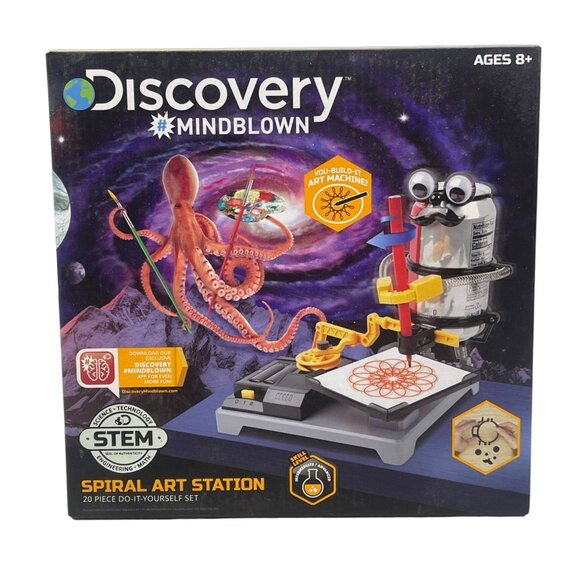discovery mind blown spiral art station 20 piece  ages 8+ READ NEW - Picture 1 of 13